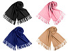 Szal / chusta typu pashmina z frędzlami 65x180 cm