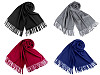 Šátek / šála typu pashmina s třásněmi 65x180 cm