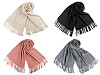 Šatka / šál typu pashmina so strapcami 65x180 cm