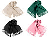Šátek / šála typu pashmina s třásněmi 65x180 cm