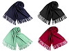 Szal / chusta typu pashmina z frędzlami 65x180 cm