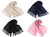 Šatka / šál typu pashmina so strapcami 65x180 cm