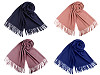 Tuch / Pashmina Schal mit Fransen 65x180 cm