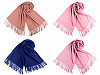 Sciarpa / Scialle tipo Pashmina, con frange, dimensioni: 65 x 180 cm
