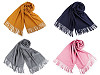 Šátek / šála typu pashmina s třásněmi 65x180 cm