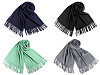 Szal / chusta typu pashmina z frędzlami 65x180 cm