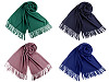 Šátek / šála typu pashmina s třásněmi 65x180 cm