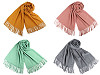 Szal / chusta typu pashmina z frędzlami 65x180 cm
