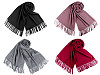 Šátek / šála typu pashmina s třásněmi 65x180 cm