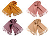 Sciarpa / Scialle tipo Pashmina, con frange, dimensioni: 65 x 180 cm