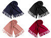 Szal / chusta typu pashmina z frędzlami 65x180 cm