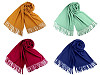 Sciarpa / Scialle tipo Pashmina, con frange, dimensioni: 65 x 180 cm