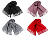 Szal / chusta typu pashmina z frędzlami 65x180 cm
