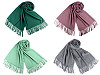 Sciarpa / Scialle tipo Pashmina, con frange, dimensioni: 65 x 180 cm