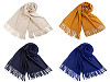 Sciarpa / Scialle tipo Pashmina, con frange, dimensioni: 65 x 180 cm