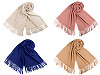 Szal / chusta typu pashmina z frędzlami 70x180 cm