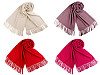 Szal / chusta typu pashmina z frędzlami 70x180 cm