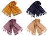 Szal / chusta typu pashmina z frędzlami 70x180 cm