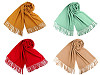 Szal / chusta typu pashmina z frędzlami 70x180 cm