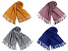 Szal / chusta typu pashmina z frędzlami 70x180 cm
