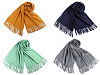 Šátek / šála typu pashmina s třásněmi 70x180 cm