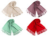 Šátek / šála typu pashmina s třásněmi 70x180 cm