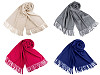 Szal / chusta typu pashmina z frędzlami 70x180 cm