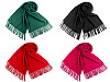 Šátek / šála typu pashmina s třásněmi 70x180 cm