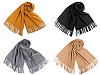 Šátek / šála typu pashmina s třásněmi 70x180 cm