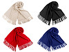 Šátek / šála typu pashmina s třásněmi 70x180 cm