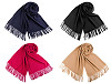 Šátek / šála typu pashmina s třásněmi 70x180 cm