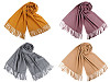 Šátek / šála typu pashmina s třásněmi 70x180 cm