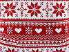 Kissenbezug Weihnachten Schneeflocke 45x45 cm