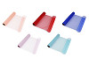 Tessuto organza, larghezza: 36 cm, brillante opaco