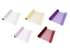 Tessuto organza, larghezza: 36 cm, brillante opaco