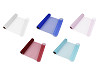 Tessuto organza, larghezza: 36 cm, brillante opaco