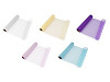 Tissu organza, largeur 36 cm, brillant mat