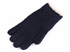 Girls Knitted Gloves with Fur