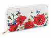 Dámská peněženka květy 10x19 cm