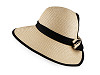 Ladies Summer Hat / Straw Hat with Bow