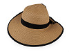 Ladies Summer Hat / Straw Hat with Bow