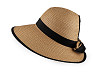 Ladies Summer Hat / Straw Hat with Bow