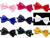 Satin Party Fliege einfarbig