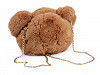 Dětská kožešinová kabelka / batoh medvídek
