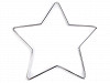 Obręcz metalowa gwiazda - łapacz snów Ø20 cm