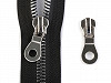 Schieber / Zipper für Krampenreißverschluss Breite 8 mm