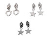 Slider to Nylon Zippers No 5 Heart, Star, Flower