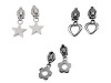 Cursor para cremalleras de nailon del n.º 5, corazón, estrella, flor