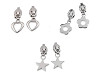 Cursor para cremalleras de nailon del n.º 5, corazón, estrella, flor