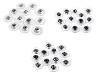 Bouton pression en plastique, Ø 18 ; 20 ; 25 mm